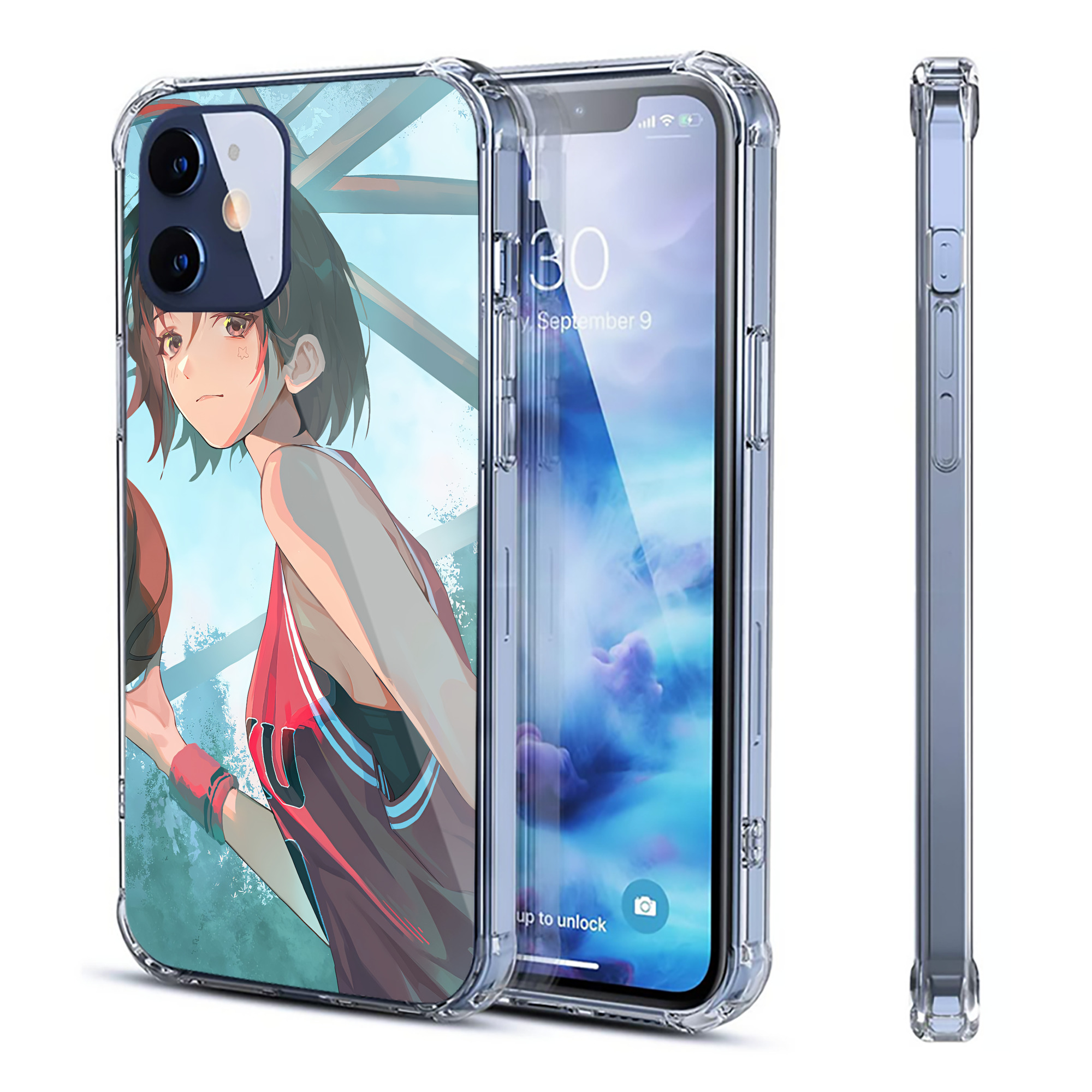 （画像用） SLAM DUNK／スラムダンク 【iPhone 12シリーズ対応】透明スマホケース（クリアソフトケース）